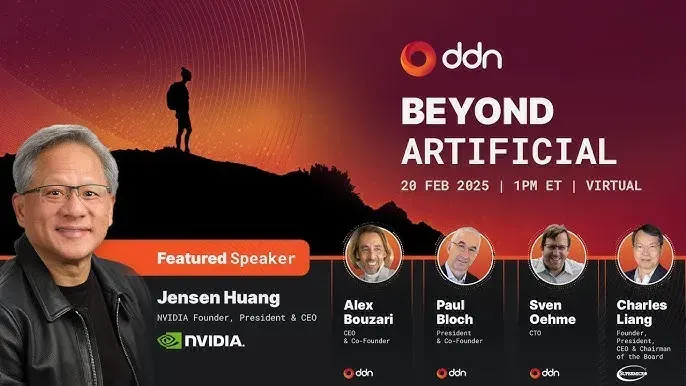 NVIDIA 執行長黃仁勳：與 DDN 合作打造極限運算，DeepSeek R1 模型助推 AI 發展