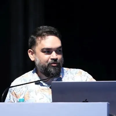 Gaia核心開發者HarishKotra出席ETHDenver2025峯會，並就開源LLM相關作出分享