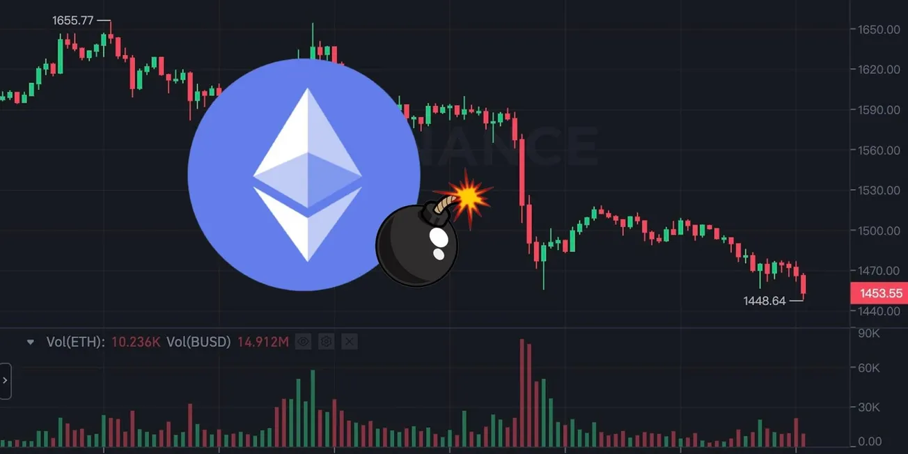 以太坊跌出全球資產市值排名前80位，比特幣仍在前十