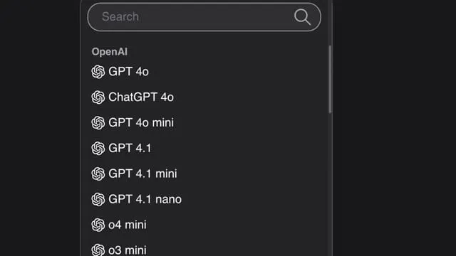OpenAI向ChatGPT用戶開放GPT-4.1模型