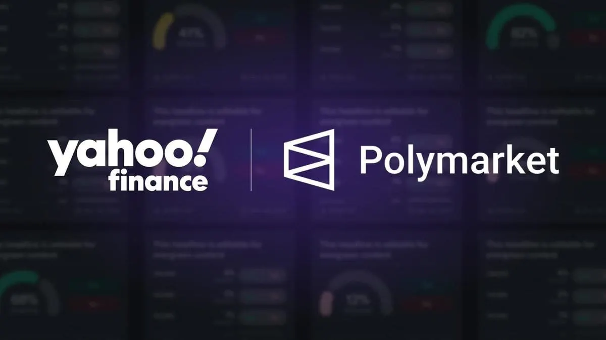 Polymarket 成 Yahoo 財經獨家預測市場合作夥伴，輔助投資人決策判斷