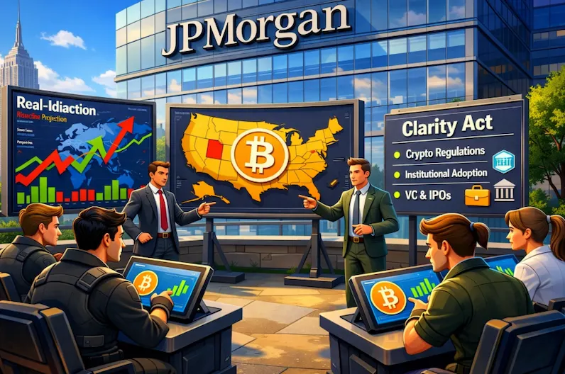 摩根大通预测：2026年加密资金将再创新高，机构投资与监管成推动力！