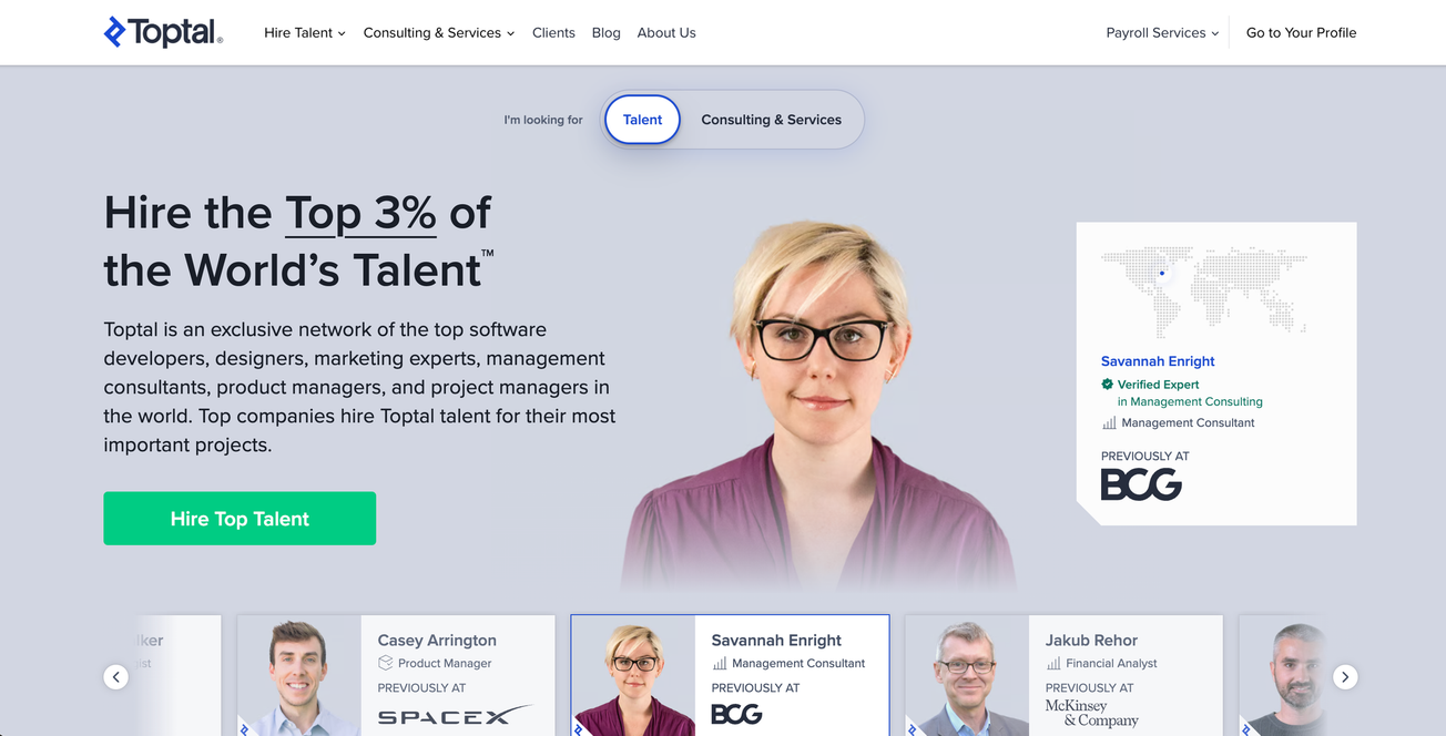 Get $2000 Off on Toptal