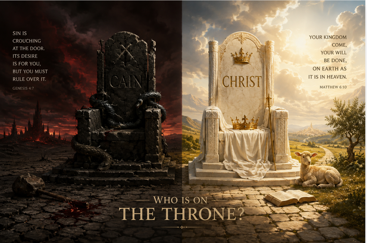 Who is On the throne: Cain or Christ? [3 parts]