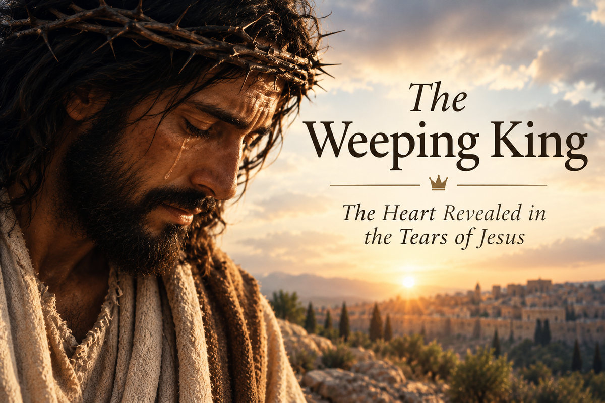 👑💔💧🩸✝️ 🌿 The Weeping King: The Heart Revealed in the Tears of Jesus [3 parts]