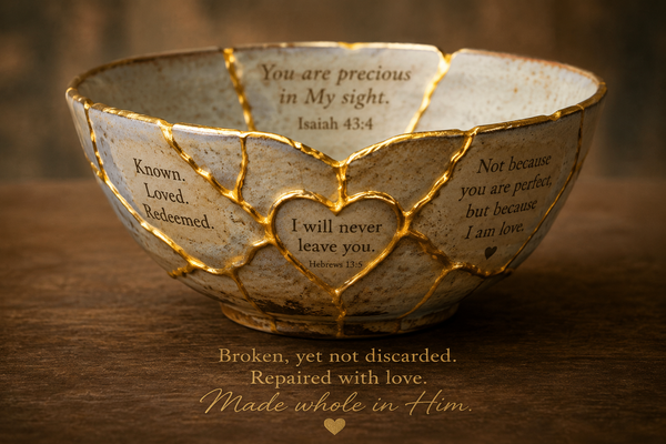 🌟🏺💔💛✨ Kintsugi Souls: The Mosaic of a Redeemed Life [3 parts]