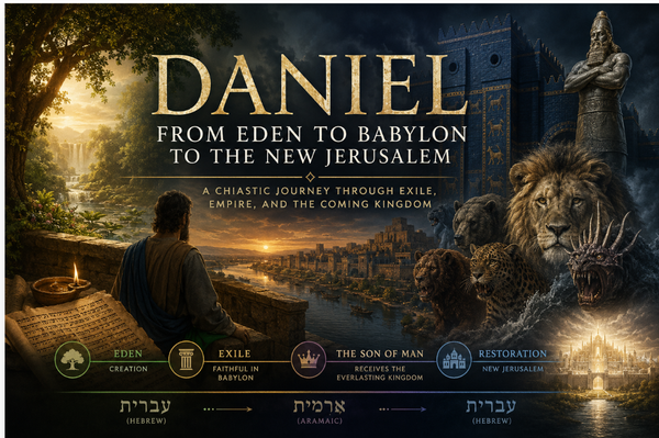 🕊️🌍🏛️👑✝️✨ Daniel's Chiastic Structure: Heaven's Perspective on Human History  [3 parts]
