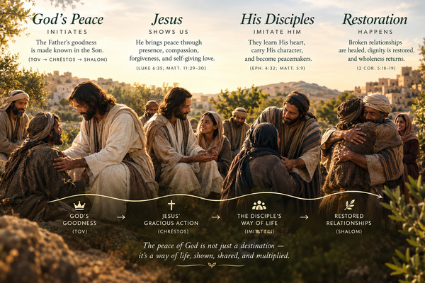 ✨🌿🕊️ The Grammar of God's Goodness: Chrēstos, Tov, and Shalom [3 parts]