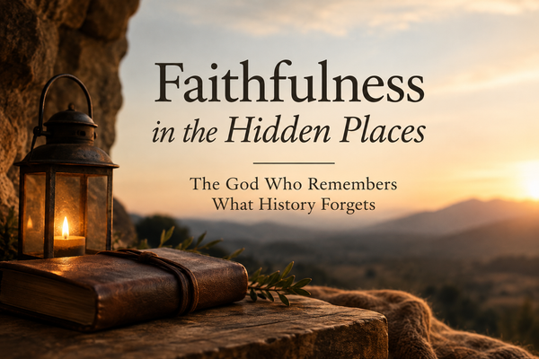 🕯️ Faithfulness in the Hidden Places: The God Who Remembers What History Forgets [4 parts]