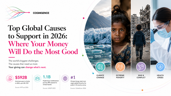 Top Global Causes to Support in 2026: Where Your Money Will Do the Most Good