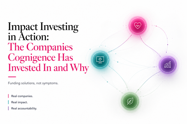 Impact Investing in Action: The Companies Cognigence Has Invested In and Why