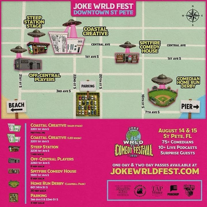 Jokewrld Fest 2026 festival map