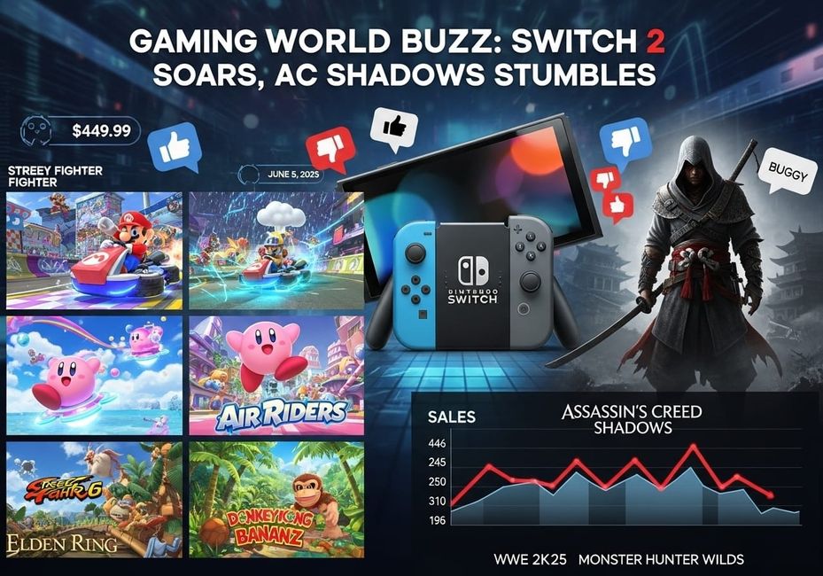 This Week in Gaming: Switch 2 Unveiled, Shadows Stumbles, and April Fools’ Fun