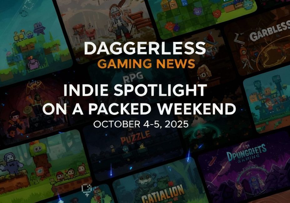 Daggerless Gaming News: Indie Spotlight on a Packed Weekend – October 4-5, 2025