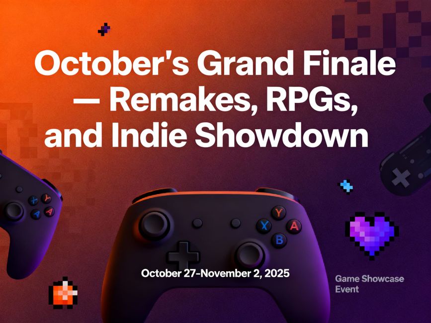 Daggerless Gaming News: October's Grand Finale – Remakes, RPGs, and Indie Showdown – October 27-November 2, 2025