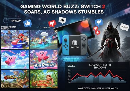 Image of: This Week in Gaming: Switch 2 Unveiled, Shadows Stumbles, and April Fools’ Fun