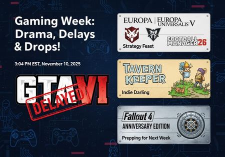 Image of: Delays and Indie Glory November 3–9, 2025