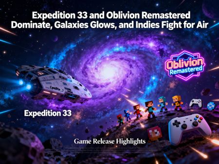 Image of: Expedition 33 and Oblivion Remastered Dominate, Galaxies Glows, and Indies Fight for Air