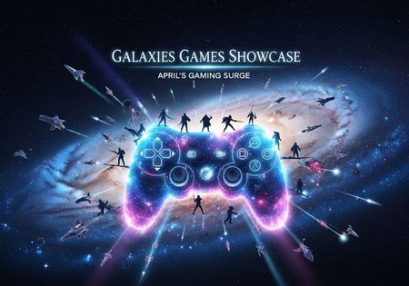 Image of: Galaxies Games Showcase Shines Bright Amid April’s Gaming Surge