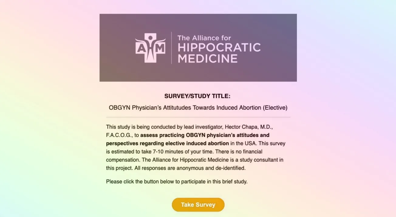 OBGYNs Sent ‘Highly Biased’ Survey By Group That Targeted Abortion Pills