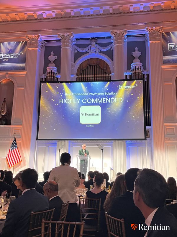 Remitian Honored as Highly Commended for Best Embedded Payments Solution at Banking Tech Awards USA 2026