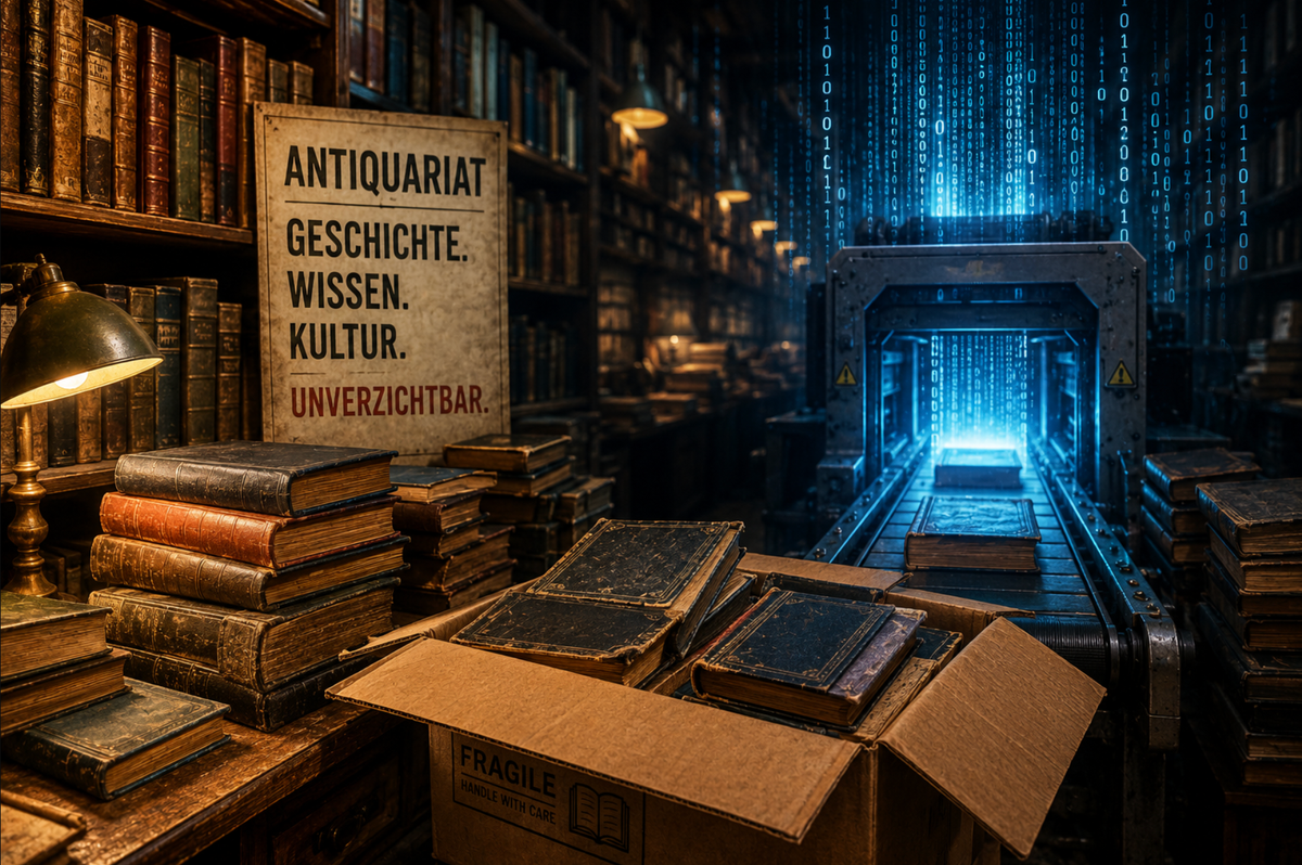 Wie Antiquariate zu Rohstofflieferanten der KI-Industrie werden könnten