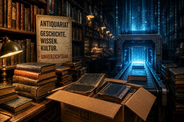 Wie Antiquariate zu Rohstofflieferanten der KI-Industrie werden könnten