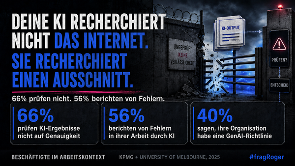 Deine KI recherchiert nicht das Internet. Sie recherchiert einen Ausschnitt.