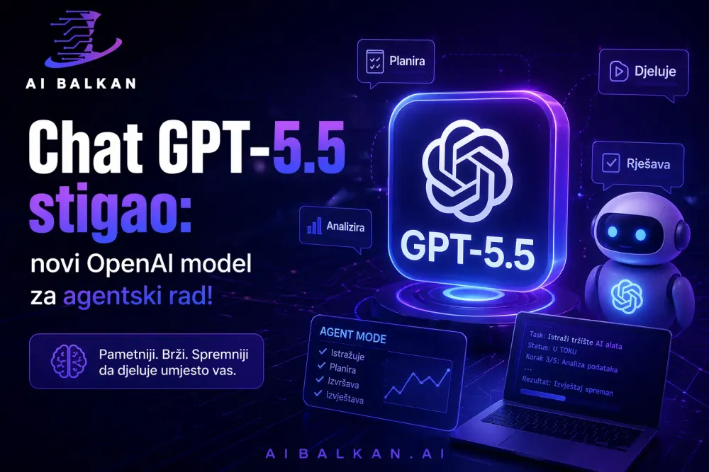 Chat GPT-5.5 stigao: novi OpenAI model za agentski rad