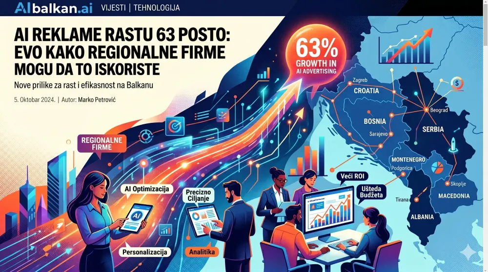 AI reklame rastu 63 posto evo kako regionalne firme mogu da to iskoriste