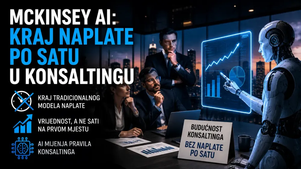 McKinsey AI kraj naplate po satu u konsaltingu