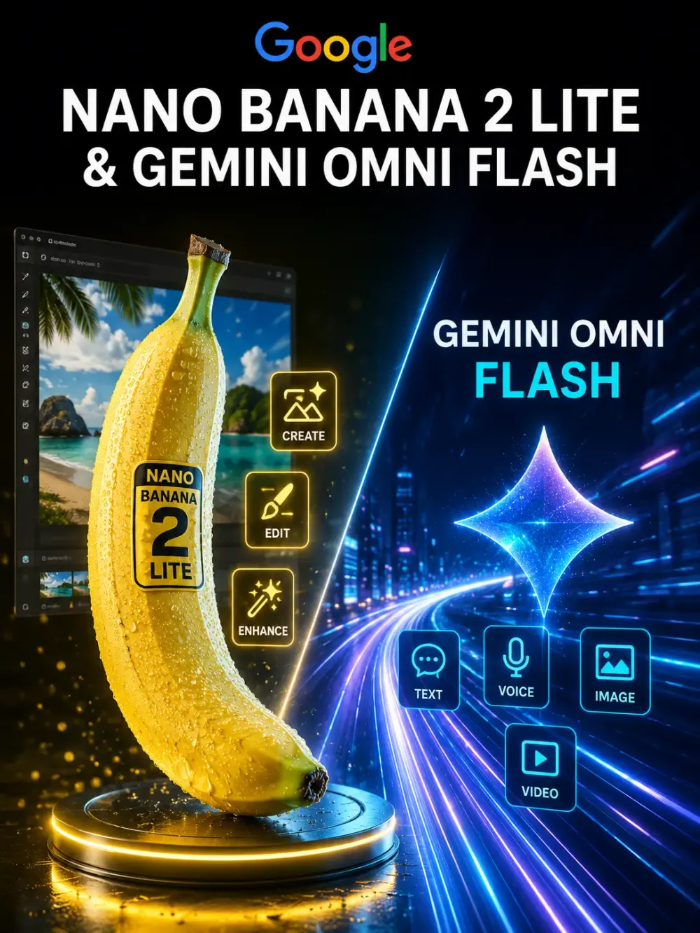 Google objavio Nano Banana 2 Lite i Gemini Omni Flash slika za 4 sekunde, video po 10 centi