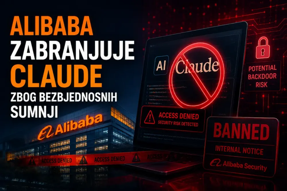 Alibaba zabranjuje Claude zbog bezbjednosnih sumnji