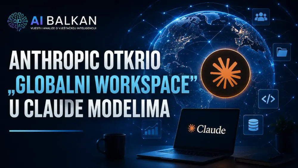 Anthropic otkrio „globalni workspace” u Claude modelima i šta to znači