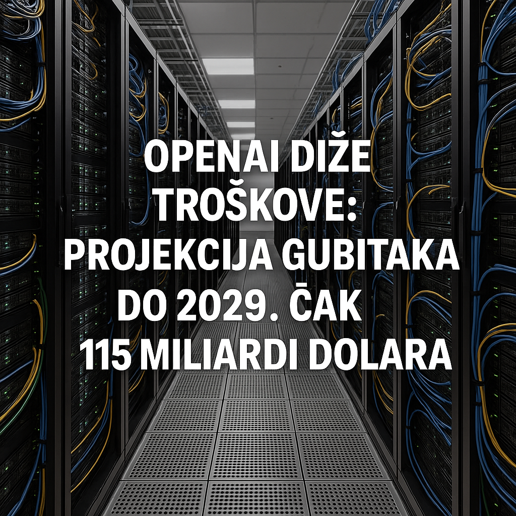 OpenAI diže troškove: Projekcija gubitaka do 2029. čak 115 milijardi dolara