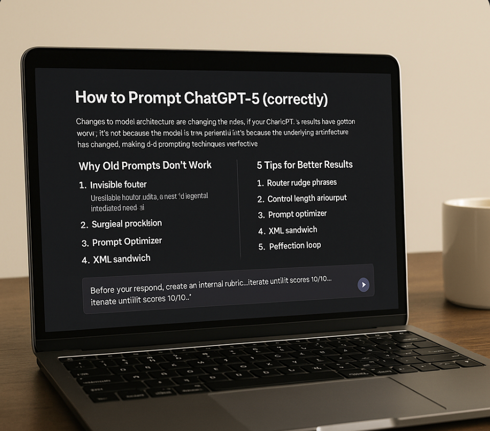 Kako pravilno promptovati ChatGPT-5