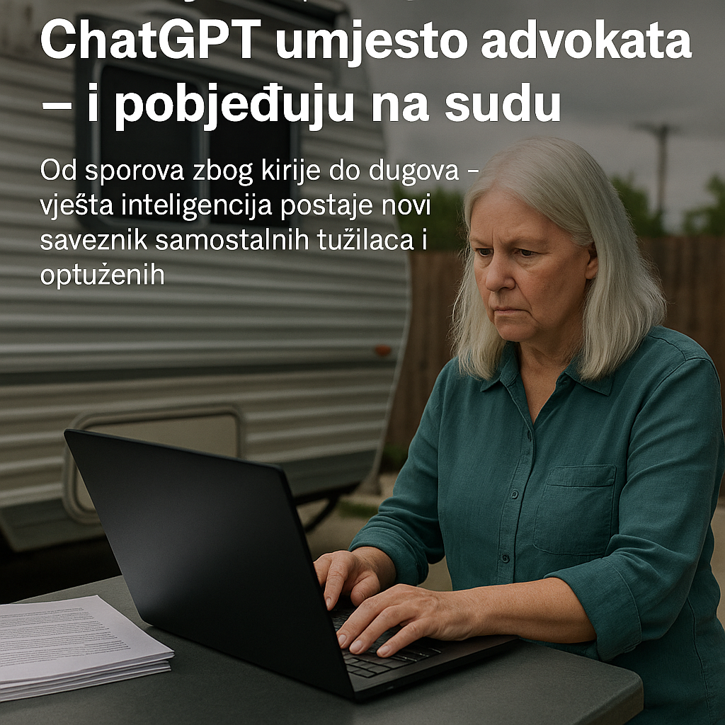 Sve više Amerikanaca koristi ChatGPT umjesto advokata i pobjeđuju na sudu