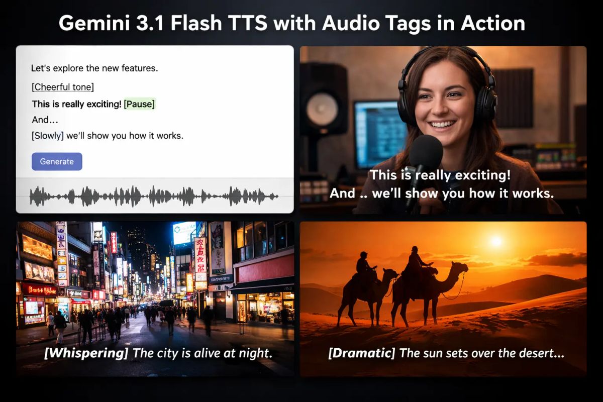 Google lansirao Gemini 3.1 Flash TTS sa audio tagovima