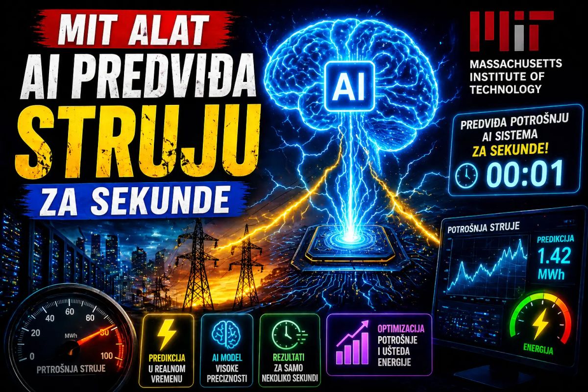 MIT razvio alat koji za sekunde predviđa potrošnju struje AI sistema