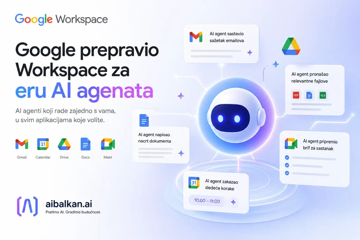 Google prepravio Workspace za eru AI agenata