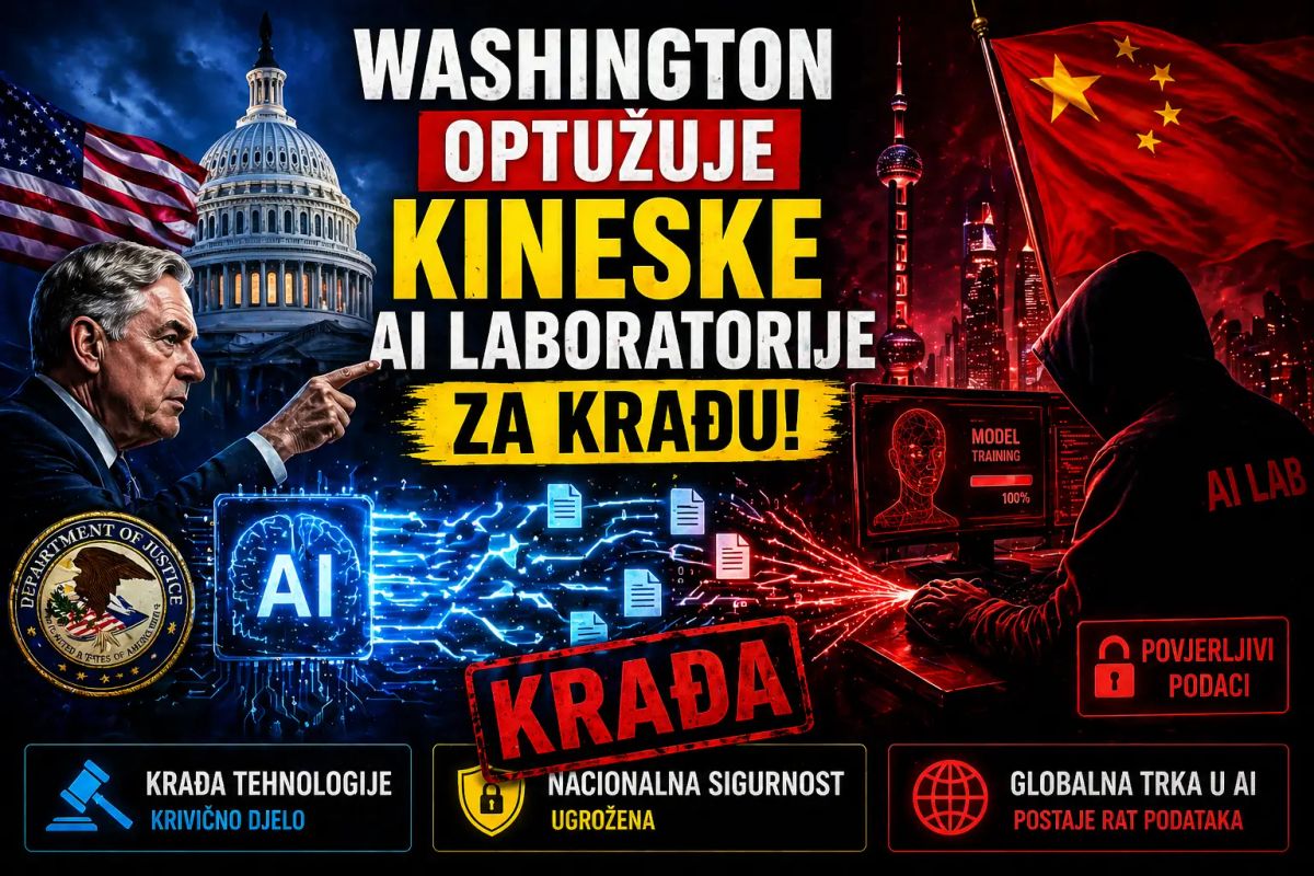 Washington optužuje kineske AI laboratorije za krađu