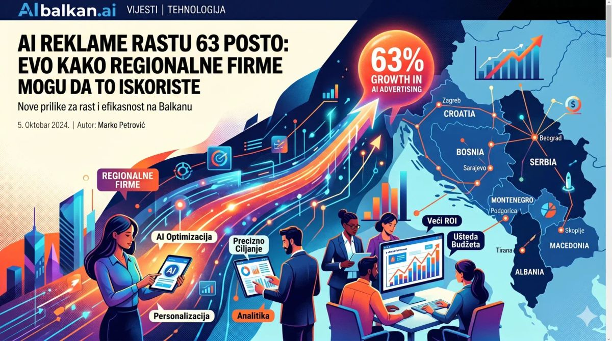AI reklame rastu 63 posto evo kako regionalne firme mogu da to iskoriste