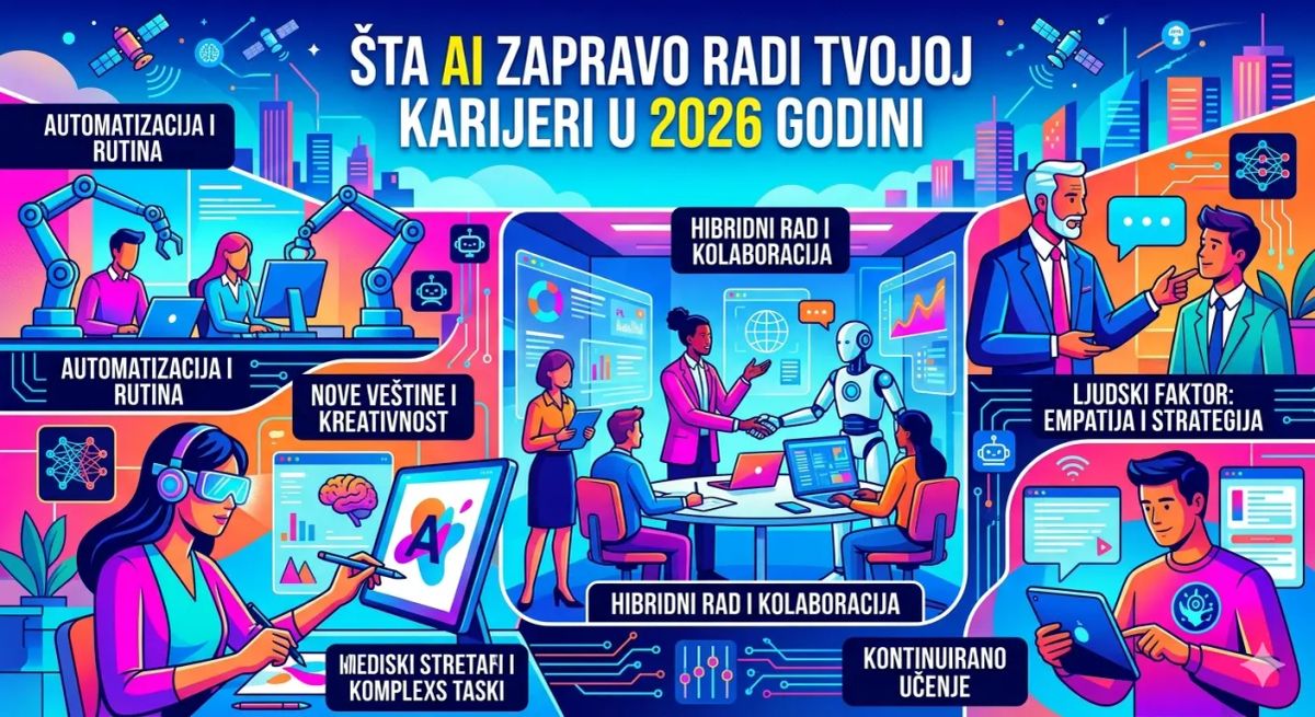 Šta AI zapravo radi tvojoj karijeri u 2026 godini.