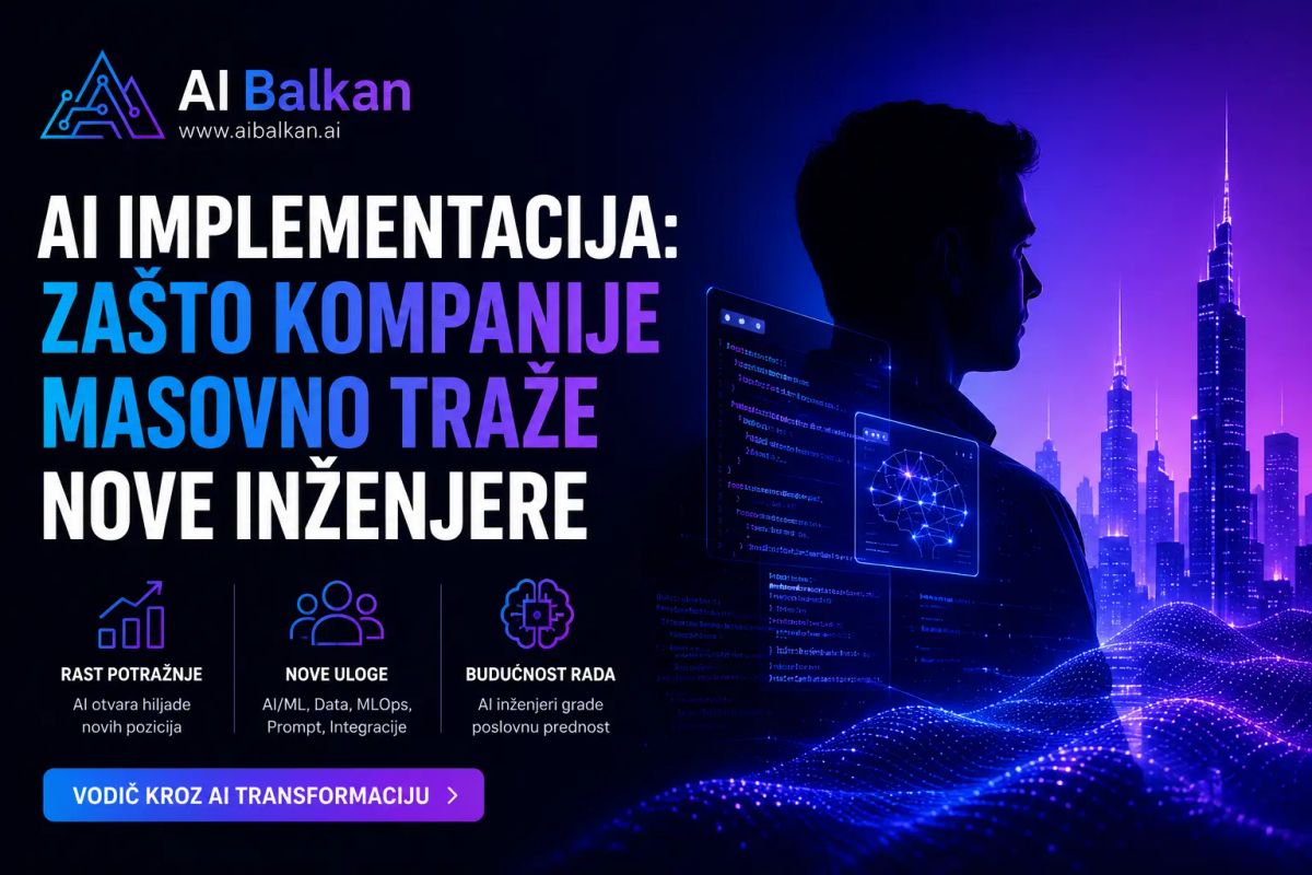 AI implementacija zašto kompanije masovno traže nove inženjere