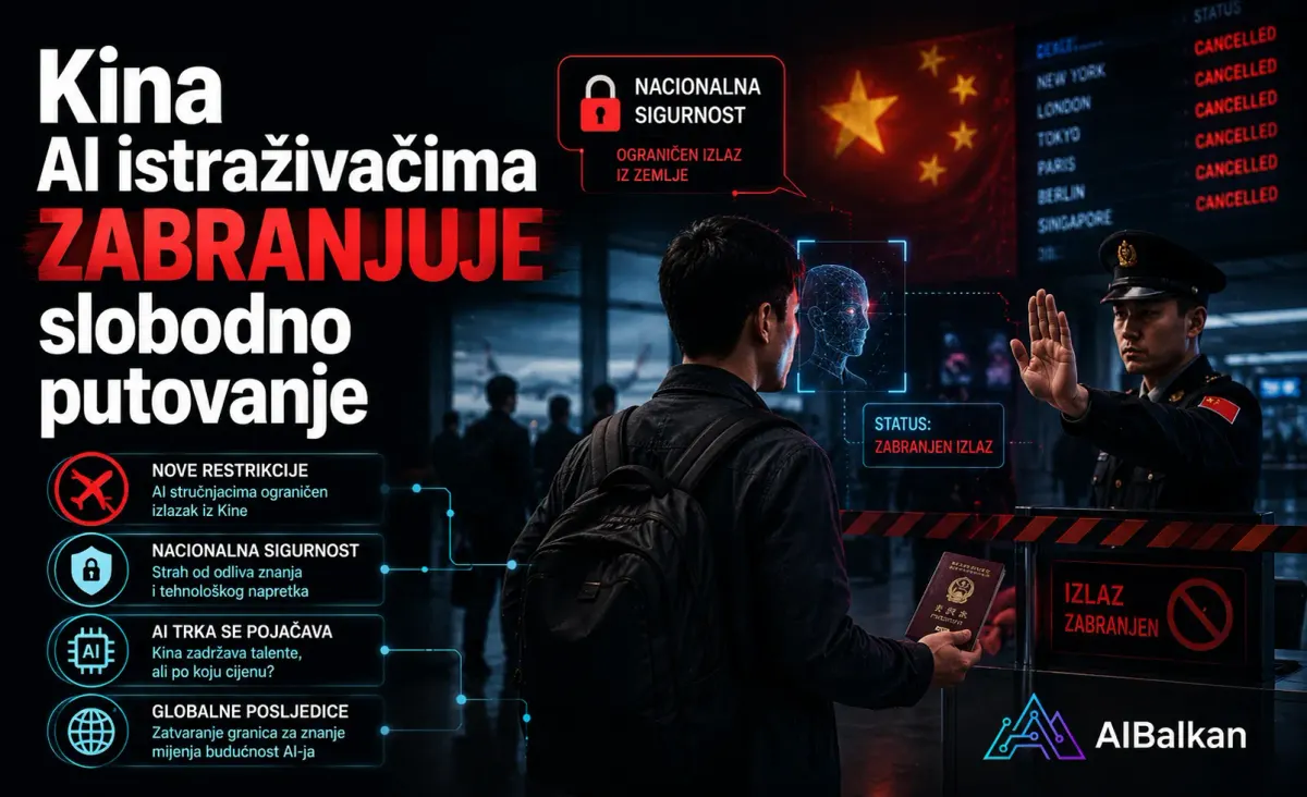 Kina AI istraživačima zabranjuje slobodno putovanje