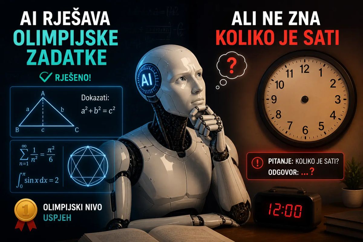 AI rješava olimpijske zadatke, ali ne zna koliko je sati