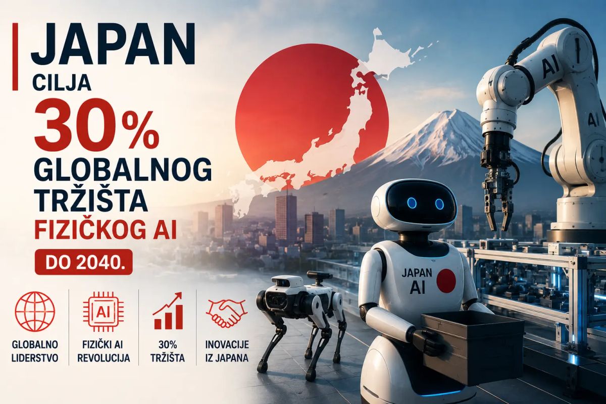 Japan cilja 30% globalnog tržišta fizičkog AI do 2040.