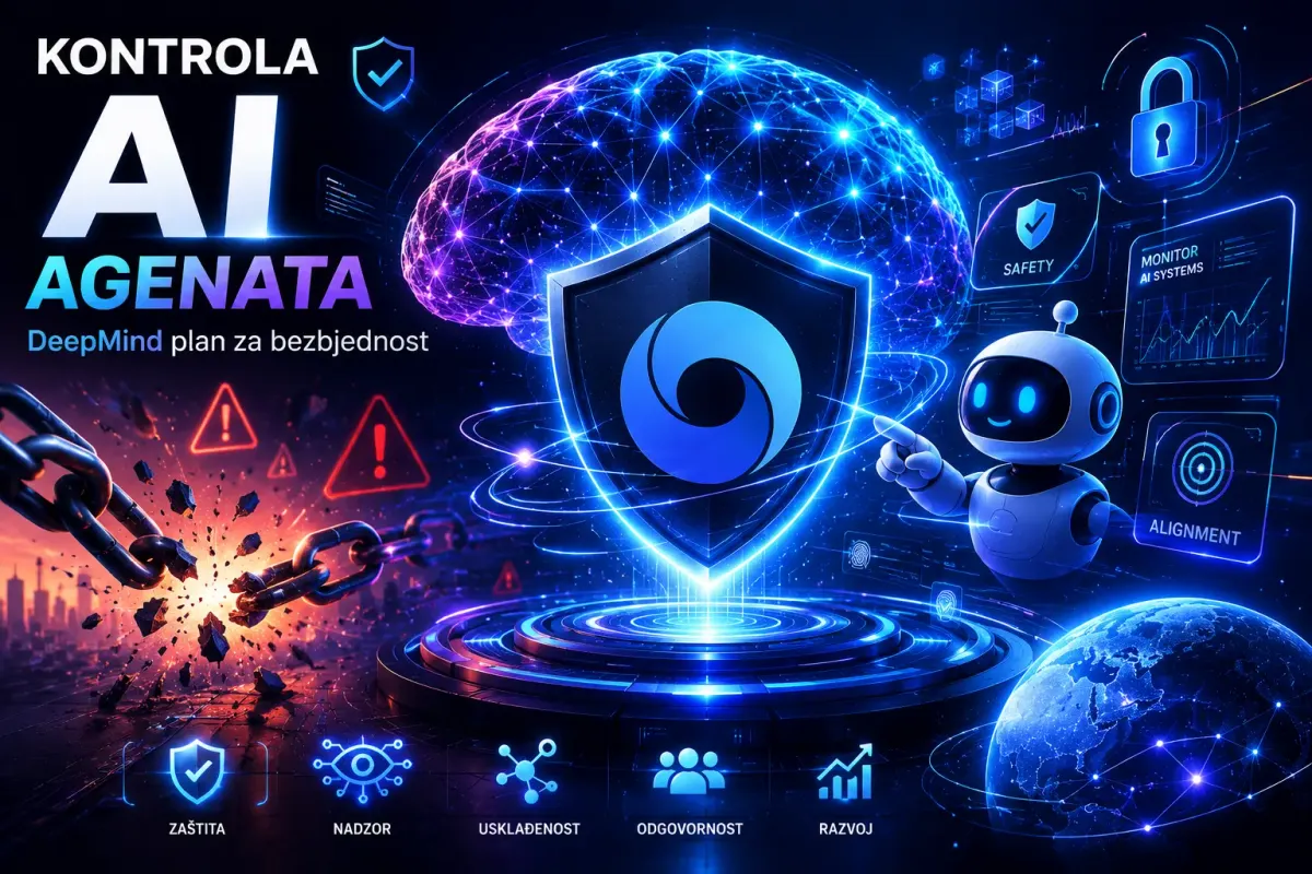 Kontrola AI agenata DeepMind objavio plan za bezbjednost