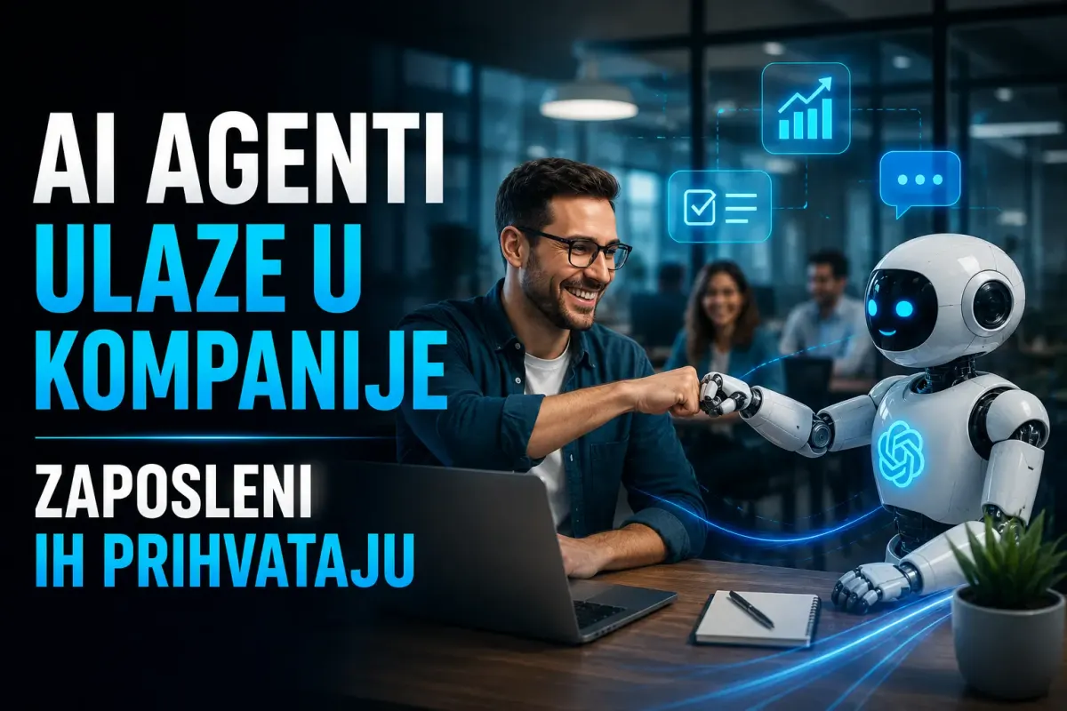 AI agenti ulaze u kompanije, zaposleni ih prihvataju