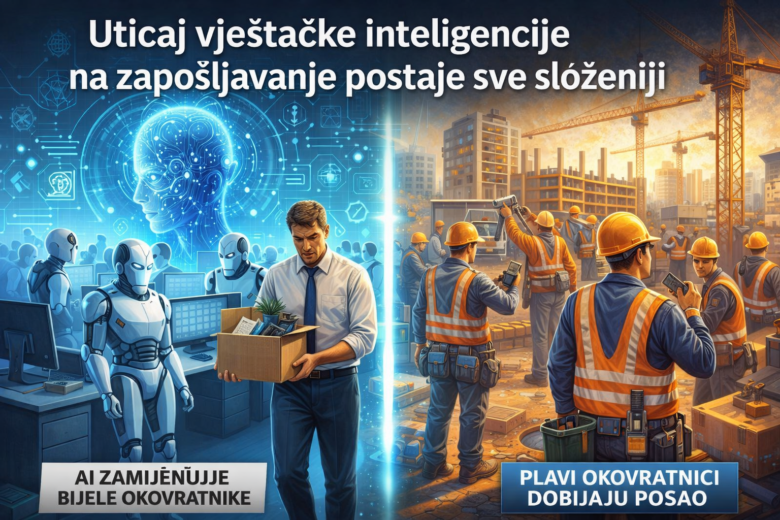 Uticaj vještačke inteligencije na zapošljavanje postaje sve složeniji